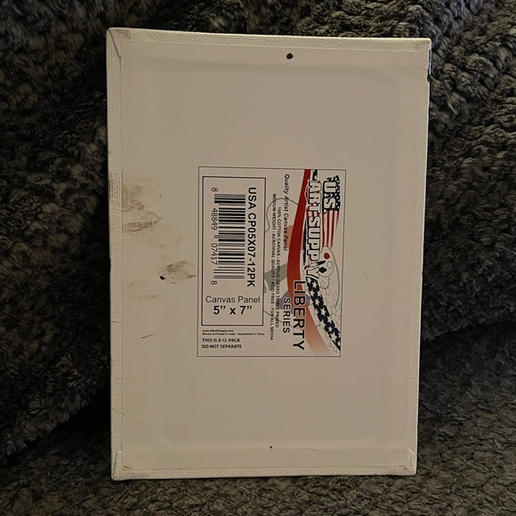 Hanpainted #6 on Canvas Board - Picture 2 of 2